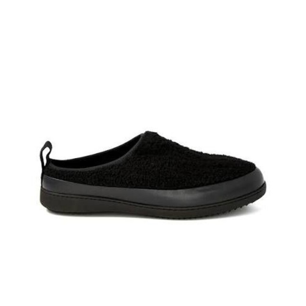 Greys Sherpa Fleece Black Slipper Mule Men's Size 13